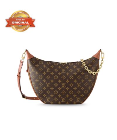 [True-to-ORIGINAL] Louis Vuitton Loop Hobo Monogram Canvas Brown For Women 38cm/15in M46311