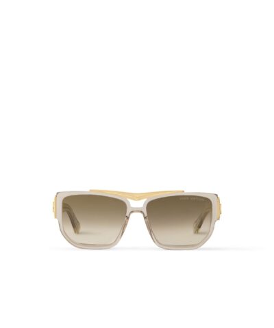 Louis Vuitton Flight Square Sunglasses Crystal champagne For Men – Z2723U