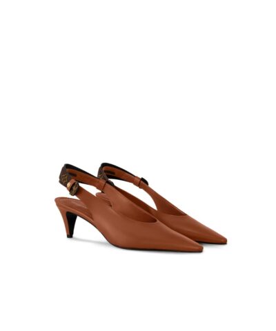 Louis Vuitton Legacy Slingbacks Cognac Brown For Women – 1AHLER