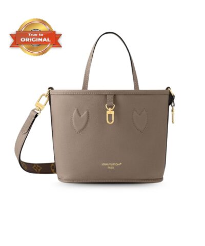 [True-to-ORIGINAL] Louis Vuitton Neverfull Bandouliere Inside Out BB Dark Fango For Women 24cm/9.4in M12109