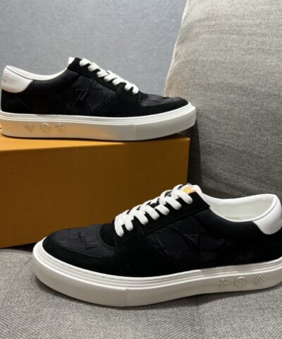 Louis Vuittion LV Ollie Richelieu Sneaker Black For Men LV