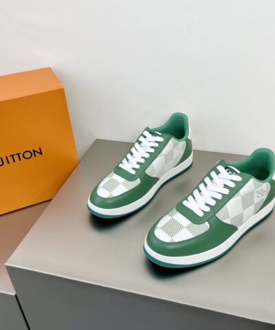 Louis Vuittion Rivoli Sneaker Green For Men LV