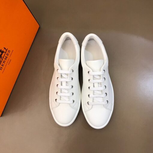 Hermes Avantage Sneaker White For Men H201459ZH01395 - Image 4