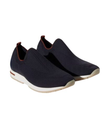Loro Piana 360 Lp Flexy Walk Sneaker Navy Blue For Men FAI4815