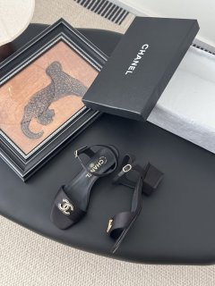 Chanel Sandals Black For Women