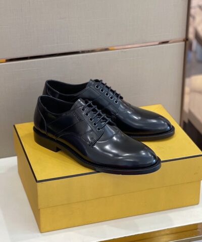 Fendi Force Shiny Black Shoes For Men