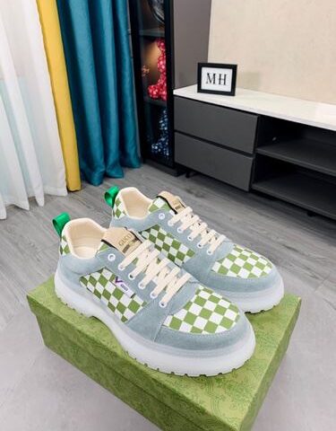 Gucci Men’s Sneaker Caro Green For Men