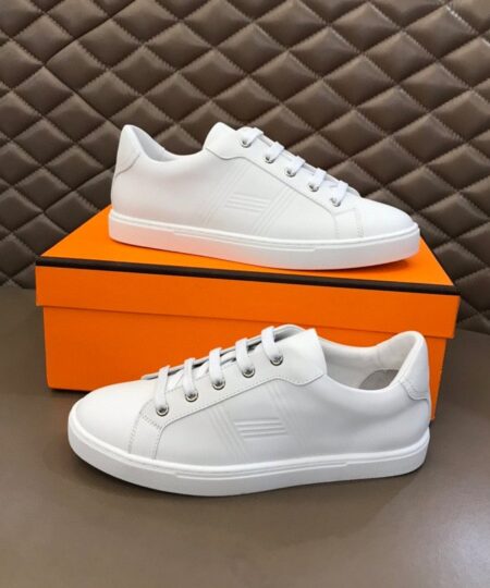 Hermes Avantage Sneaker White For Men H201459ZH01395