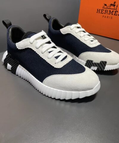 Hermes Bouncing Sneaker Dark Blue For Men