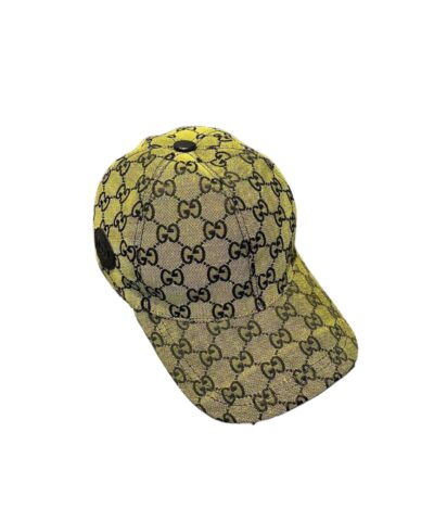 Gucci Baseball Hat Yellow For Women