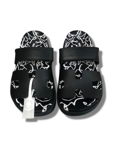 Hermes Chypre Sandal Black For Men