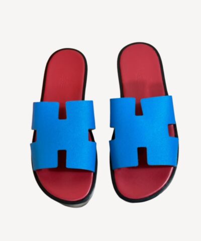 Hermes Oran Sandal Blue For Men