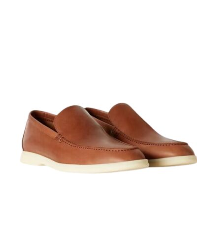 Loro Piana Summer Walk Loafers Brown For Men FAM9405