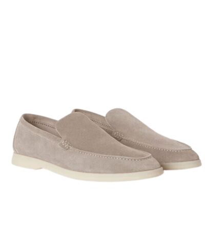 Loro Piana Summer Walk Loafers Beige For Men FAI3276