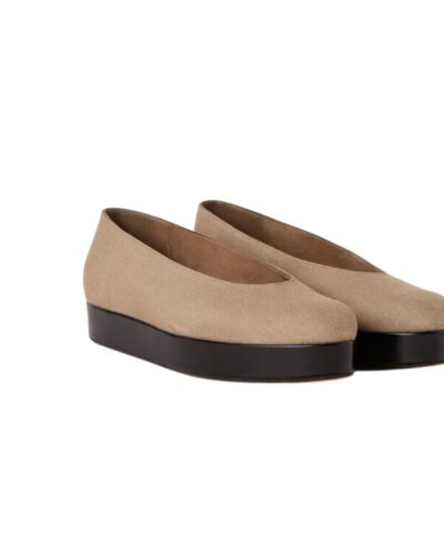 Loro Piana Shima Ballet Flats Mizzle Green For Women – FAO1294 50WI