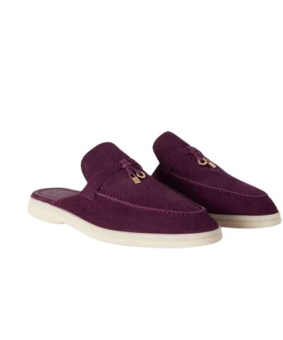 Loro Piana Babouche Charms Walk Loafers Bright Amaranth For Women – FAI1543 K03I