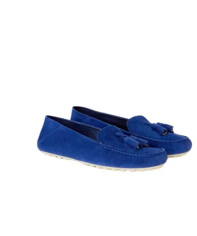 Loro Piana Dot Sole Walk Loafers Blue Fluorite For Women – FAN0109 W13O