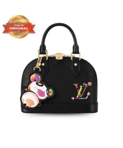 [True-to-ORIGINAL] Louis Vuitton LV x TM Alma BB Handbag Black For Women 9.3in/24cm M13670