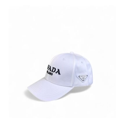 Prada Denim Baseball Cap White Prada Cap