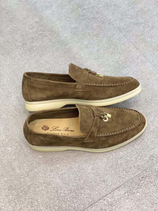 Loro Piana Summer Charms Walk Loafers Tea Room For Women – FAE5444 50KY - Image 7