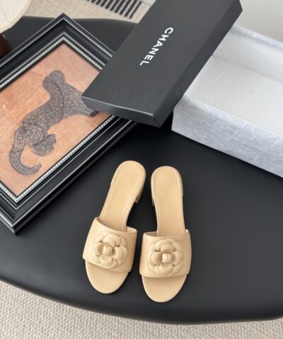 Chanel Mule Beige For Women
