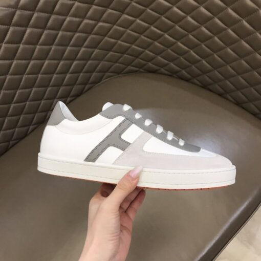 Hermes Boomerang Sneaker White For Men - Image 4