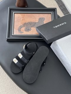 Chanel Sandals Black For Women