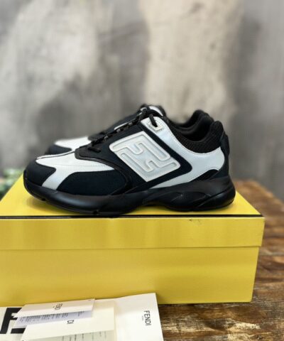 Fendi Nubuck Faster Black Blue For Men