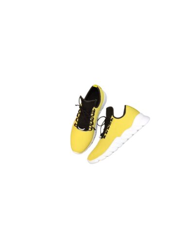 Fendi FD Faster Trainers Yellow For Men