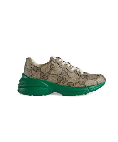 Gucci GG 100 Rhyton Sneaker Green For Men