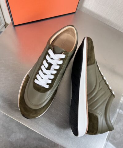 Hermes Easy Trainers Kaki For Men