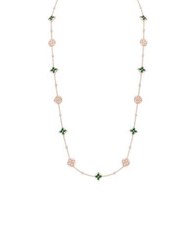 Louis Vuitton Color Blossom BB Star And Sun Long Necklace Pink-Toned For Women Q04051