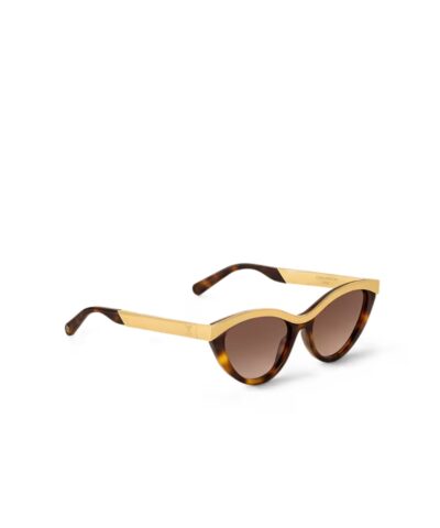 Louis Vuitton LV Blend Cat Eye Sunglasses Dark Tortoise For Women Z2684U
