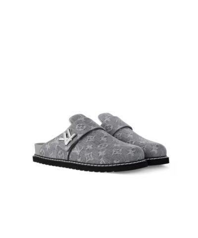 Louis Vuitton LV Cosy Comfort Mule Gray For Women 1AGVP3