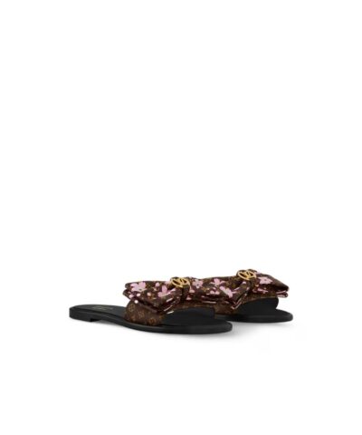 Louis Vuitton LV x TM Lily Flat Mule Sakura Brown For Women – 1AGVYB