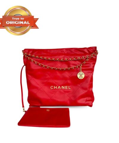 Chanel 22 Handbag Red/Pink For Women 39cm / 15.3in AS3261