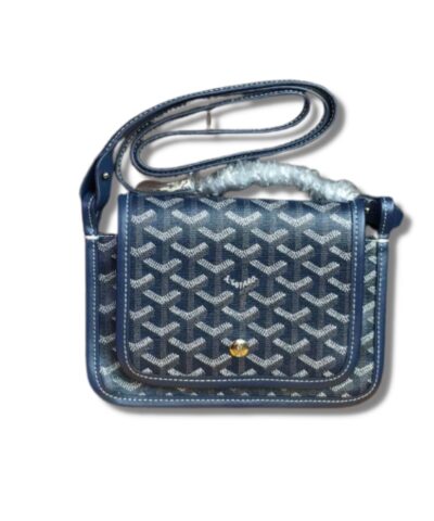 Goyard Plumet Pocket Wallet Navy Blue/Red For Women‎ 8.1in/20.5cm
