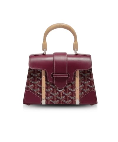 Goyard Saigon Structure Mini Bag Burgundy For Women‎ 7.9in/20cm SAIGOBMINTY33CL33P