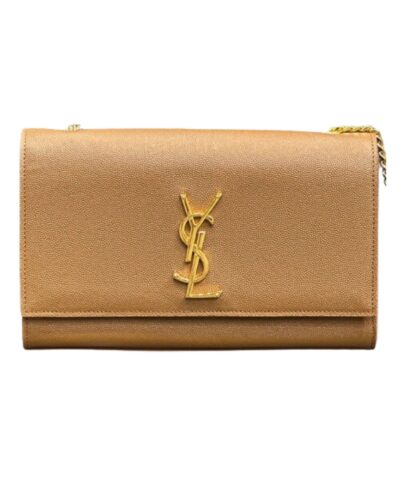 Saint Laurent Kate Chain Bag Brown For Women‎ 9.4in/24cm
