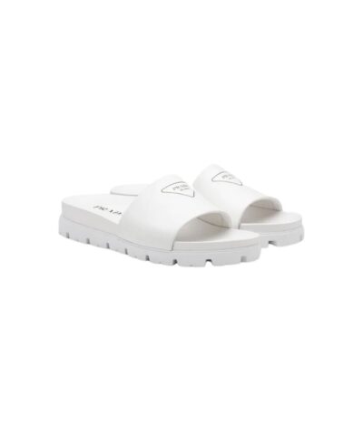 Prada Leather Slide Sandals For Men- 2X3060_A21_F0009