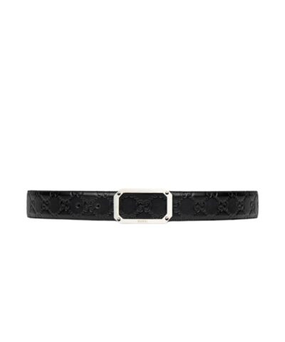 Gucci Signature Belt 38mm Black For Men 403941 CWC0N 1000