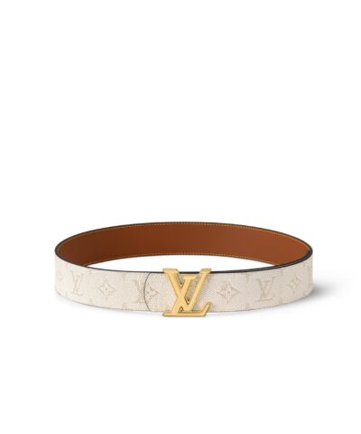 Louis Vuitton LV Dimension 40mm Reversible Belt Beige For Men M4154S