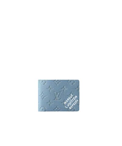 Louis Vuitton Multiple Wallet Blue For Men 9cm/3.5in – M14691