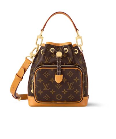 Louis Vuitton Noé Cargo Bag Monogram Brown For Men 22cm/8.7in – M14017