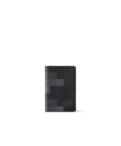 Louis Vuitton Pocket Organizer Black For Men 8cm/3.1in – M14928