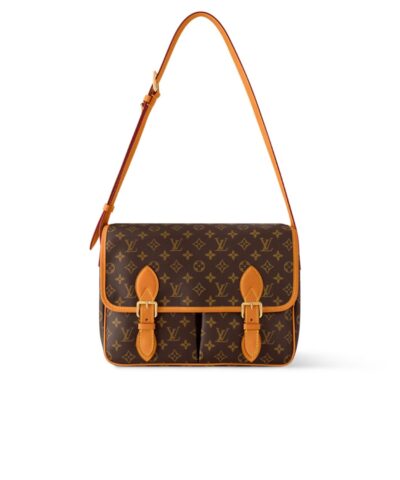 Louis Vuitton Satchel Messenger Bag Monogram Brown For Men 35.5cm/14in – M14723