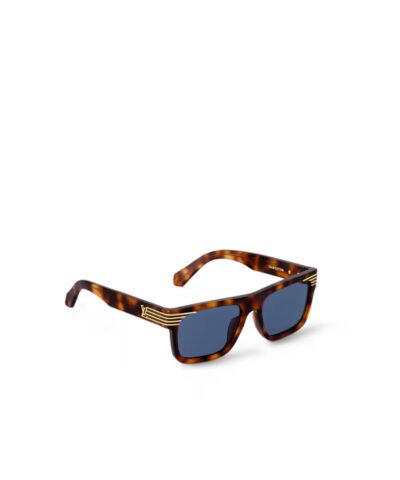 Louis Vuitton Slide Square Sunglasses Chocolate Tortoise For Men – Z2746U