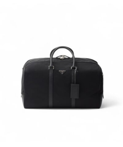 Prada Re-Nylon And Leather Duffle Bag For Men 19.7in/50cm 2VC007_2DMH_F0002_V_XOO