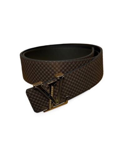 Louis Vuitton Initiales Reversible LV Belt with Gold Toned Hardware