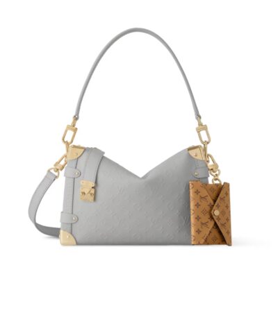 Louis Vuitton Side Trunk MM Cloud Gray For Women 9.3in/23.5cm M25602